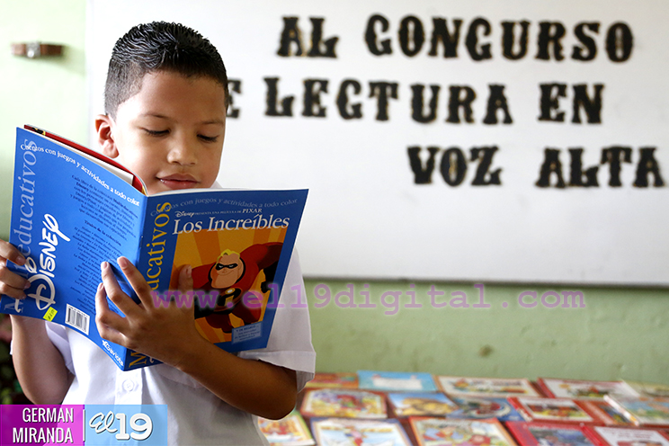 Ciudad Sandino celebra concurso de lectura en voz alta - El 19 Digital