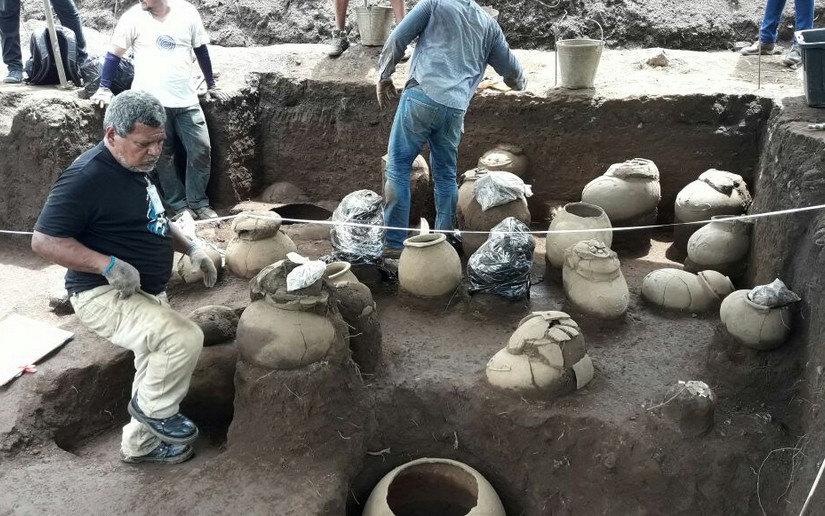 Encuentran restos funerarios precolombinos en Villa Tiscapa