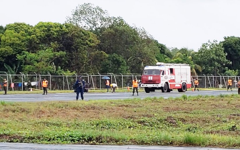 Ejército de Nicaragua participó en ejercicio aeroportuario en Corn Island
