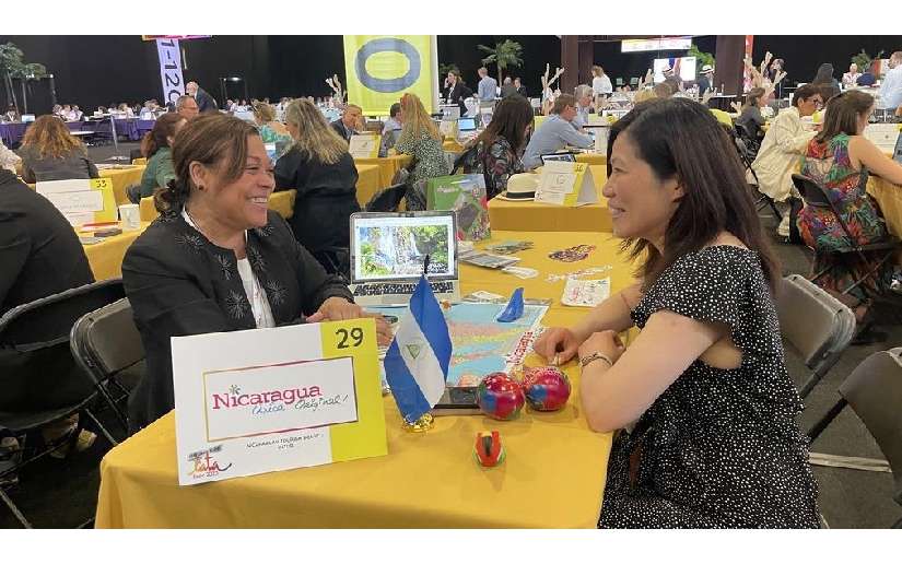 Nicaragua, Fascinante, Irresistible promovida en LATA EXPO 2023 de Londres