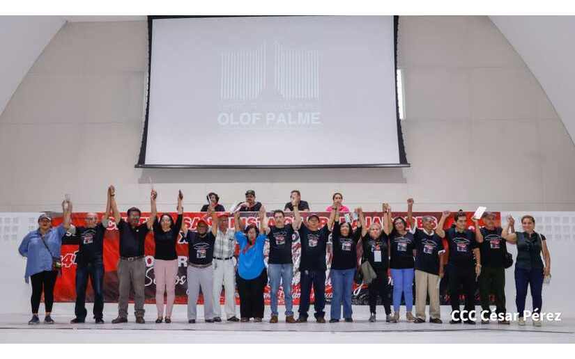 Central Sandinista de Trabajadores elige nuevas autoridades para el