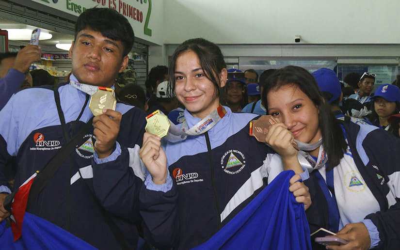 Nicaragua gana 89 medallas en VI Juegos Deportivos Escolares