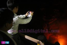 Delegaciones de Corea del Sur y Centroamérica visitan el Volcán Masaya