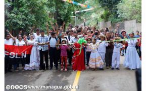 Alcaldía de Managua lleva más bienestar a las familias de Comarca Las Viudas