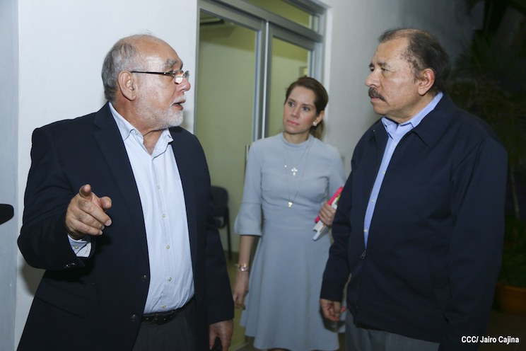 Presidente Daniel con Ministro de Comercio de la Rep&uacute;blica de Corea