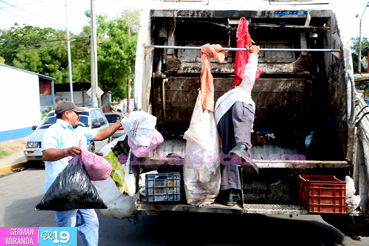 Alcaldía de Managua reitera llamado a familias a colaborar con recolección domiciliar de basura