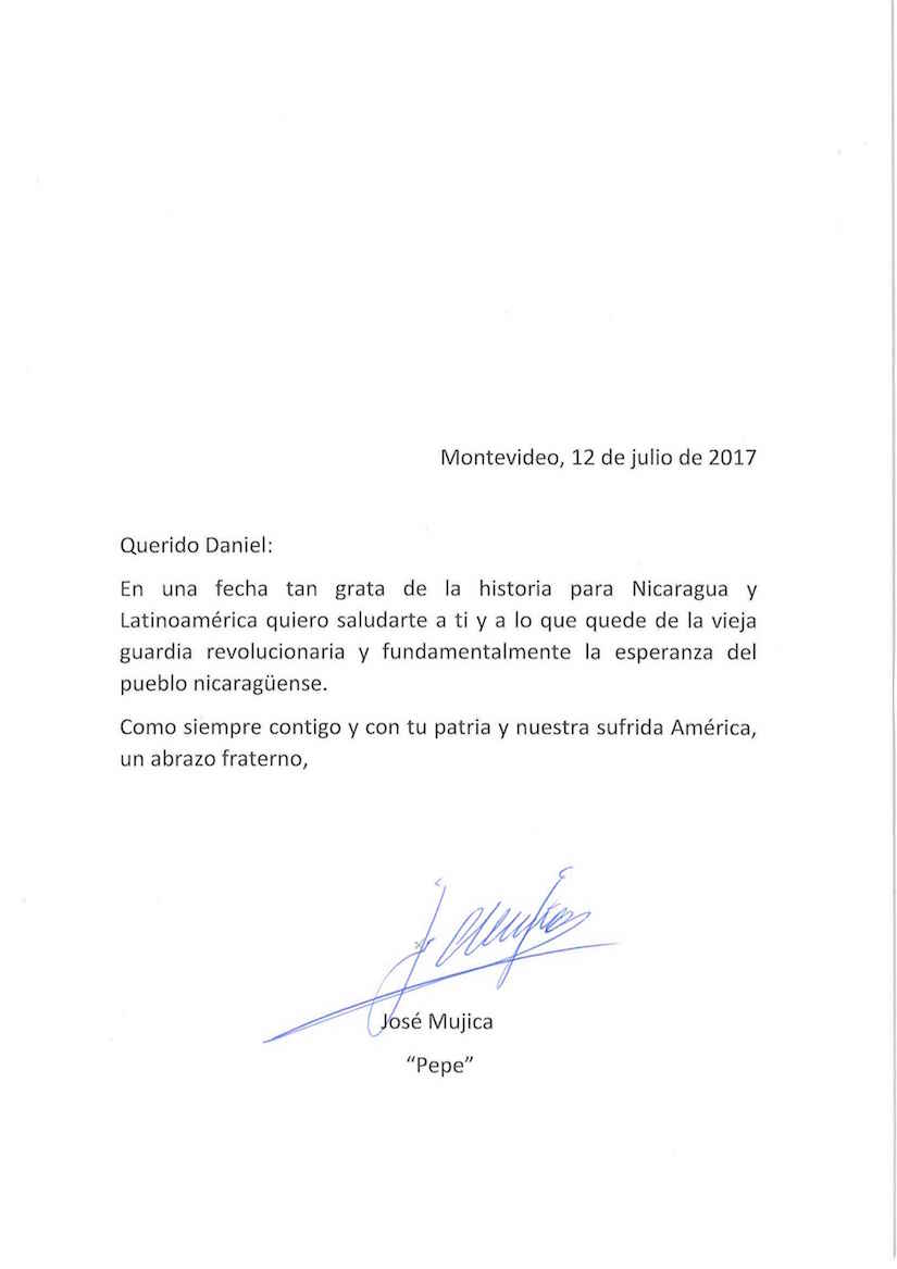 Carta Pepe Mujica