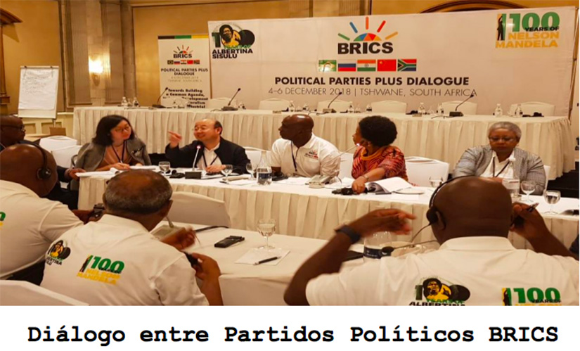 Nicaragua participa en diálogo entre partidos políticos de los países BRICS en Pretoria, Sudáfrica