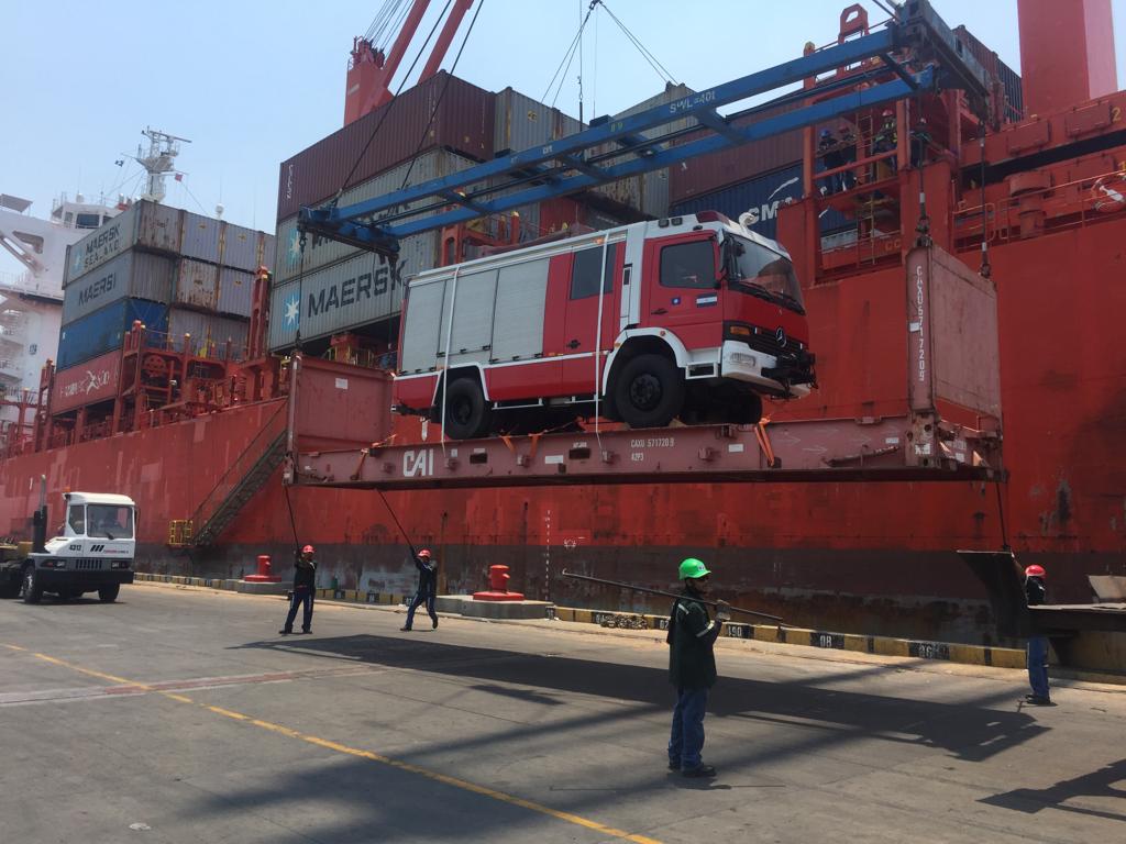 Nicaragua recibe dos camiones contra incendios por parte de Taiwán