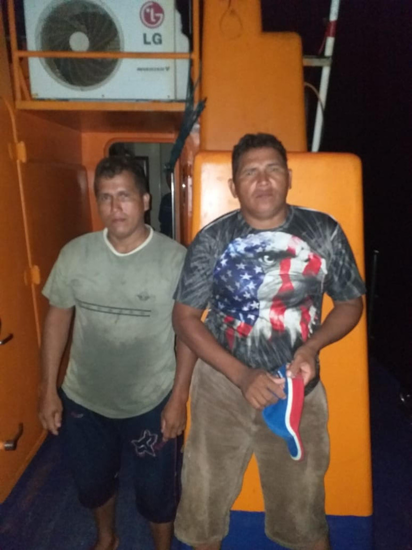 Fuerza Naval retiene a dos personas y una embarcación por pesca ilegal