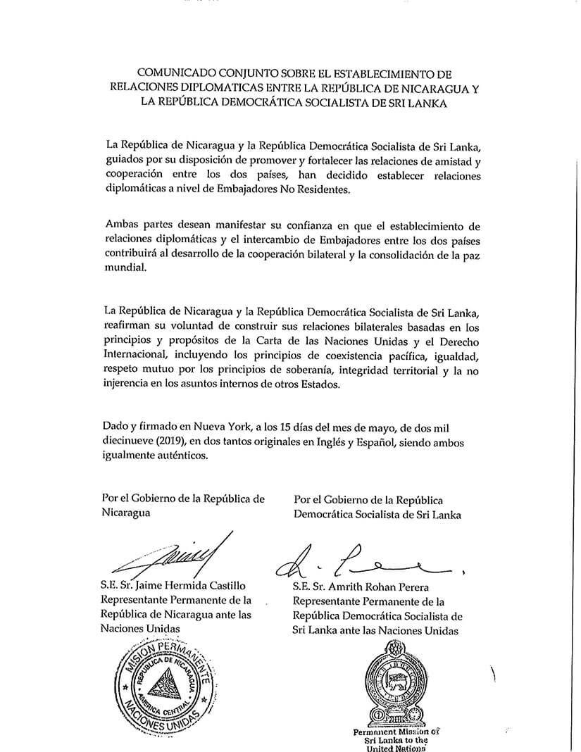 relaciones-diplomaticas-nicaragua-sri-lanka