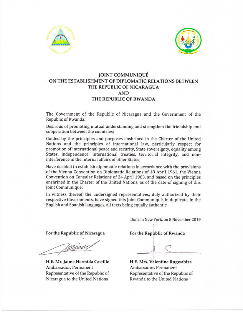 nicaragua-establece-relaciones-diplomaticas-ruanda