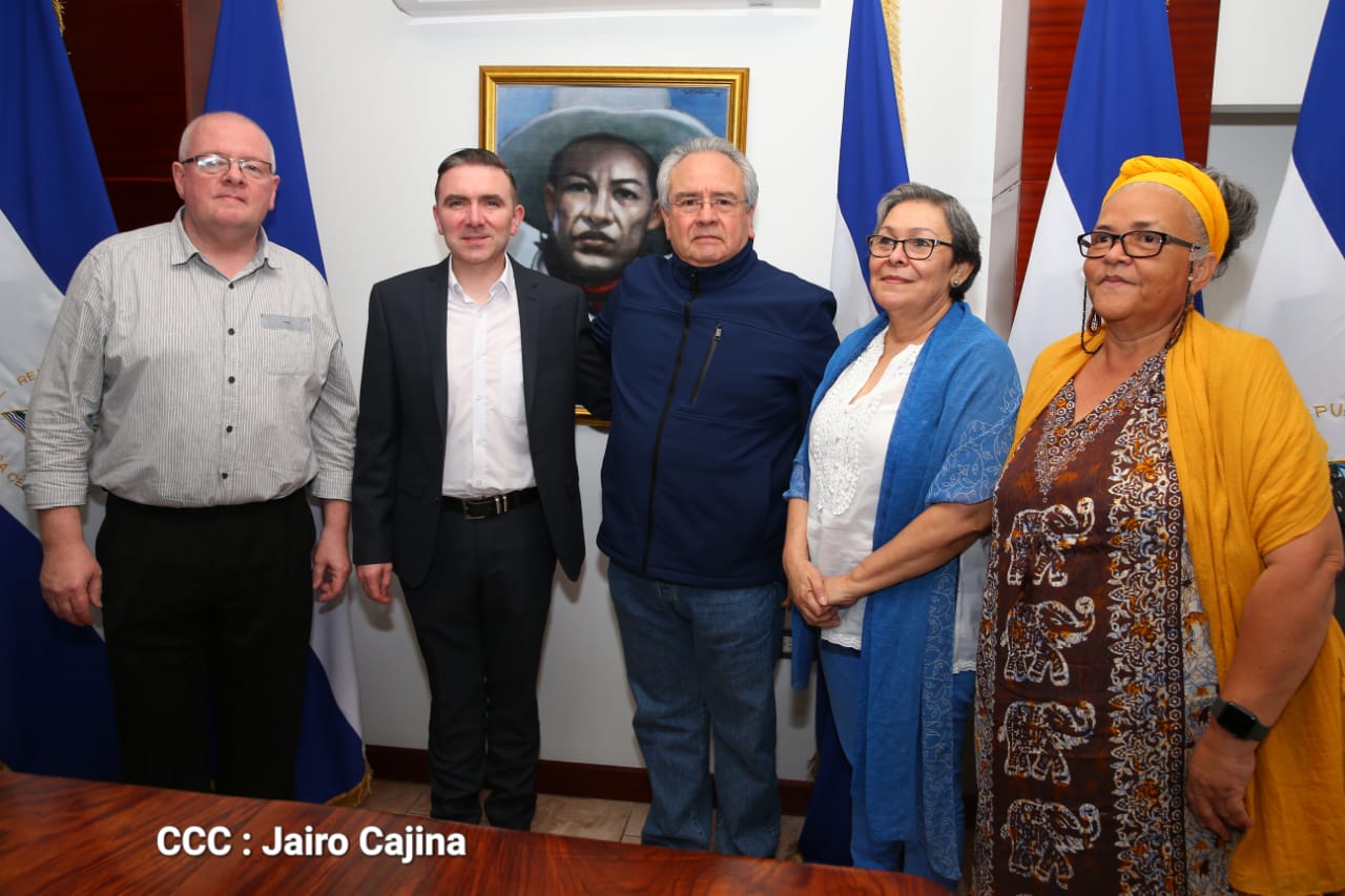 Delegación del partido Sinn Fein de Irlanda visita Nicaragua