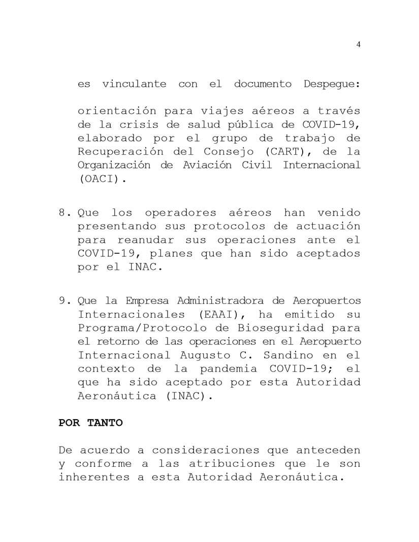 resolucion-inac-nicaragua-reanudacion-operaciones-aeropuerto-augusto-c-sandino