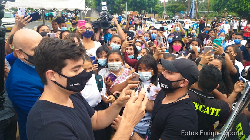 Arriba a Nicaragua el actor Danilo Carrera