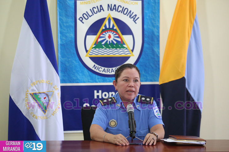 Policía Nacional presenta informe semanal del Plan Nicaragua Mejor y de las comisarías de la Mujer y la Niñez