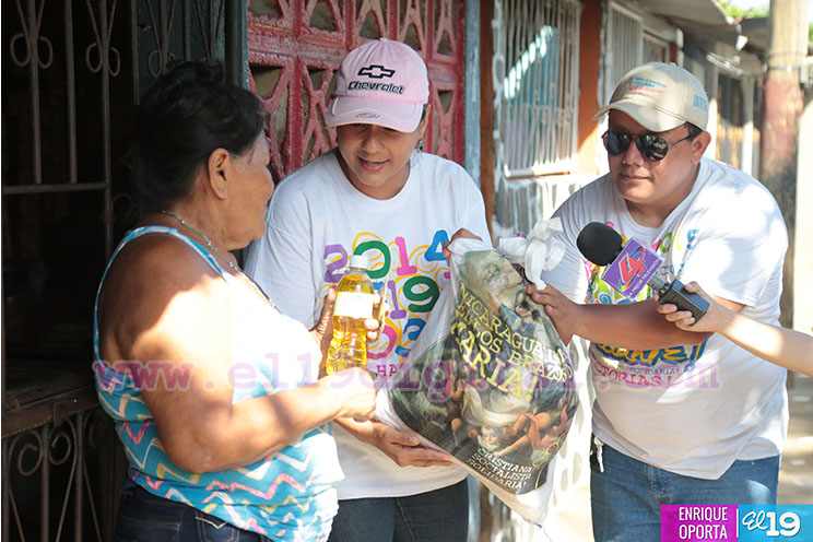 Gobierno continúa con entrega de paquetes alimentarios en honor a la Purísima