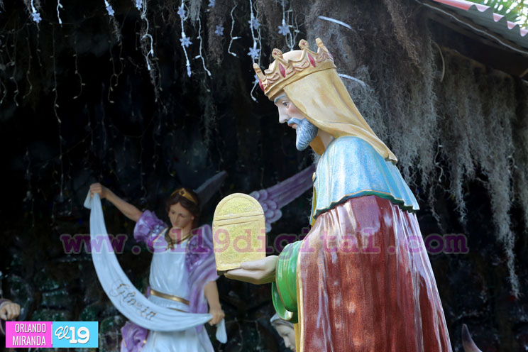Nindirí recrea nacimiento de Jesús para disfrute de las familias