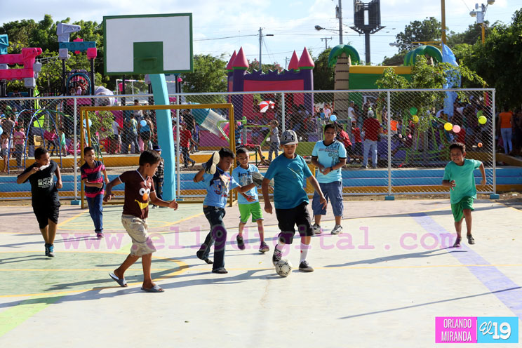 Gobierno Sandinista inaugura rehabilitación de parque René Cisneros
