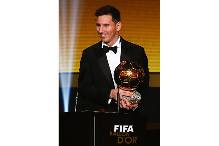 Messi gana su quinto balón de oro