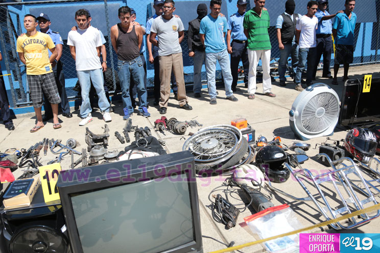 Policía Nacional presenta a grupo delincuencial “Chipirul”