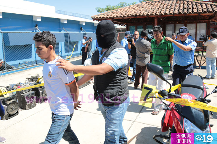 Policía Nacional presenta a grupo delincuencial “Chipirul”
