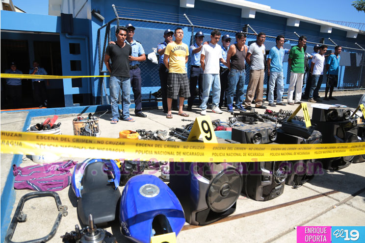 Policía Nacional presenta a grupo delincuencial “Chipirul”