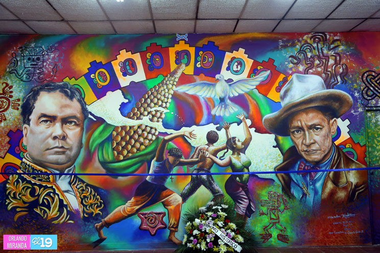 Inauguran Mural “De Darío a Sandino, Raíces Indígenas”