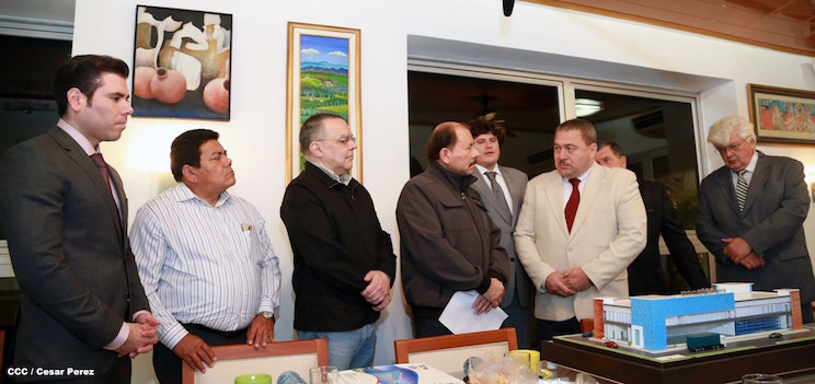 Presidente Daniel se reúne con delegación rusa del Instituto de Vacunas y Sueros de San Petersburgo