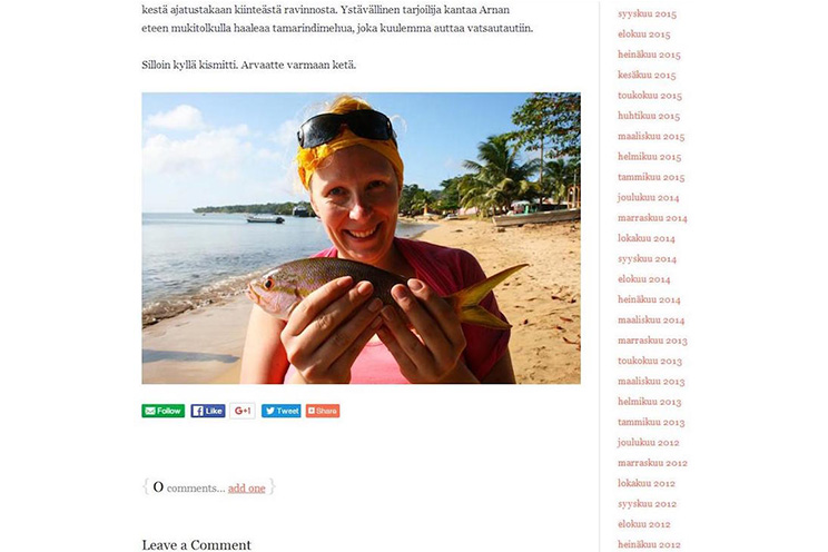 Blogueros finlandeses enamorados de Nicaragua