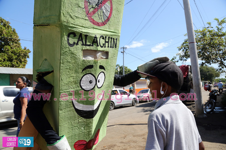 “Calachín” se suma a la batalla contra las epidemias en Managua