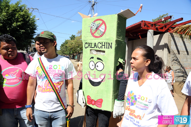 “Calachín” se suma a la batalla contra las epidemias en Managua