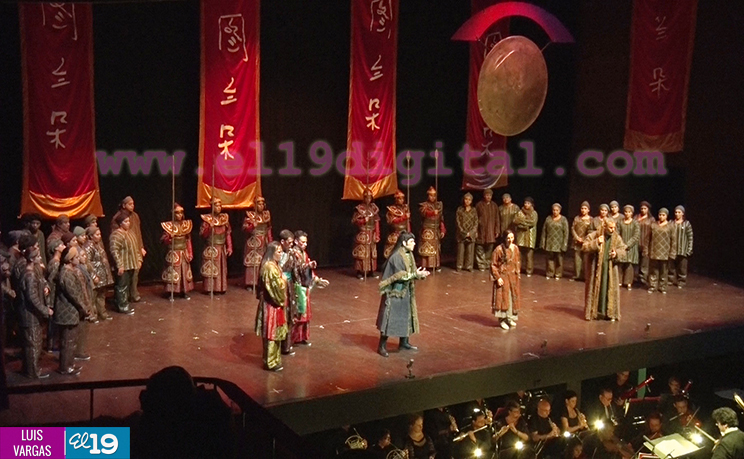 Presentan ópera Turandot en el Teatro Nacional Rubén Darío