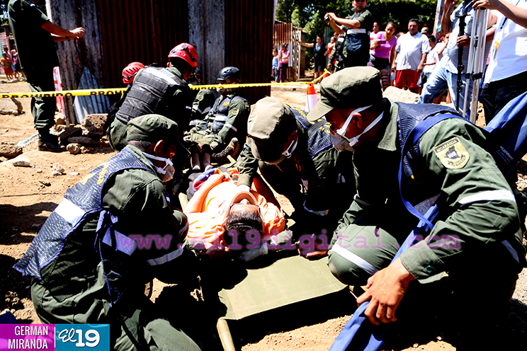 Ejercicio Nacional frente a Desastres se desarrolla con éxito en barrios capitalinos