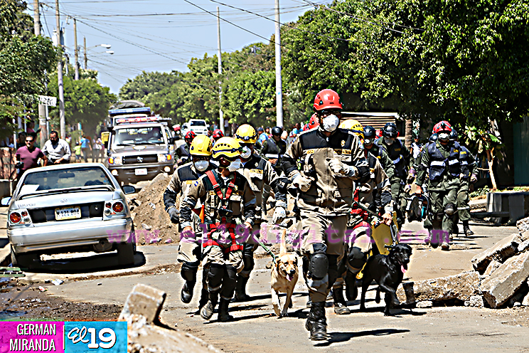 Ejercicio Nacional frente a Desastres se desarrolla con éxito en barrios capitalinos