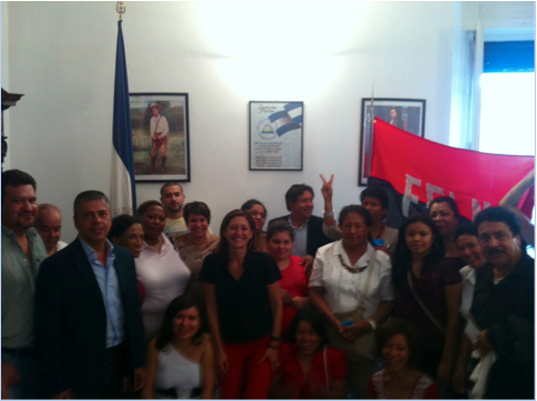 Celebra embajada de Nicaragua en Italia el 34/19