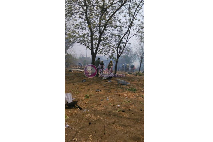 Fuerte explosión en fábricas de juegos pirotécnicos en León