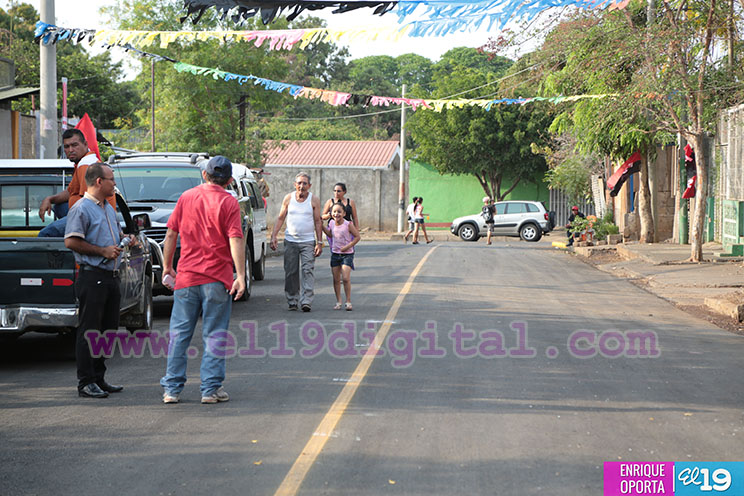 Mejoramiento vial en barrio Francisco Meza