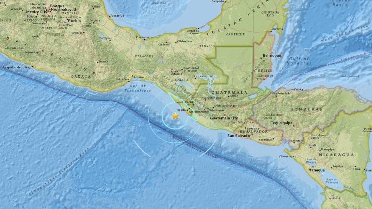Sismo de 5,8 sacude costas al sur de México