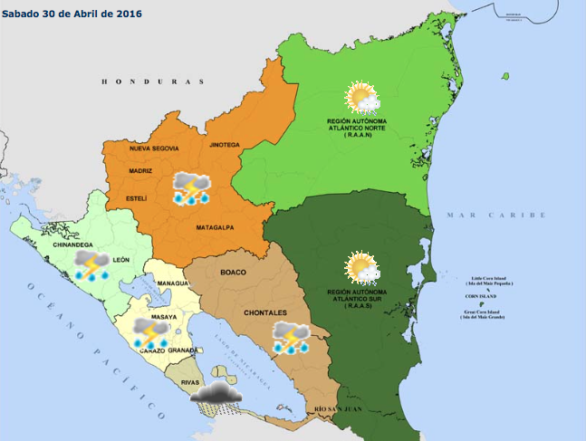 Pronostican lluvias aisladas en territorio nacional