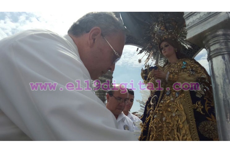 Nuestra Señora del Trono es declarada Huésped de Honor en la ciudad de Masaya