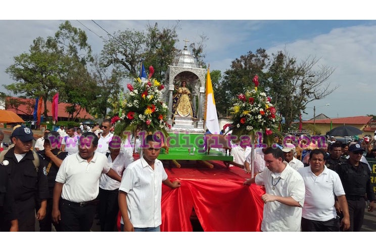 Nuestra Señora del Trono es declarada Huésped de Honor en la ciudad de Masaya