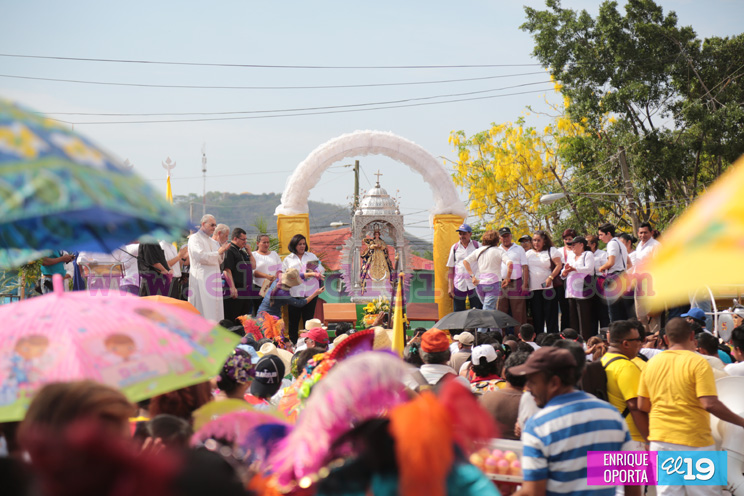 Nuestra Señora del Trono es declarada Huésped de Honor en la ciudad de Masaya