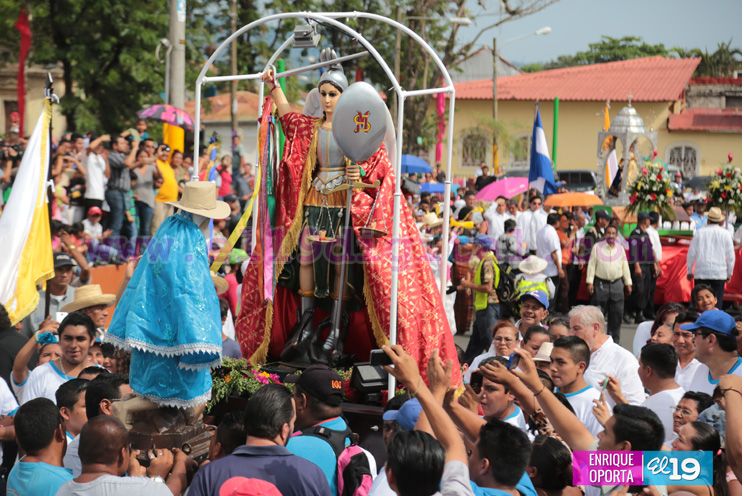 Nuestra Señora del Trono es declarada Huésped de Honor en la ciudad de Masaya