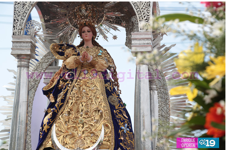 Nuestra Señora del Trono es declarada Huésped de Honor en la ciudad de Masaya