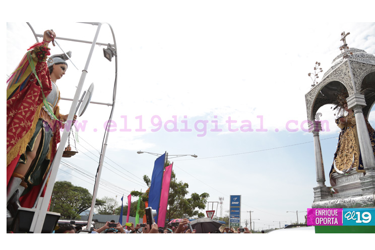 Nuestra Señora del Trono es declarada Huésped de Honor en la ciudad de Masaya