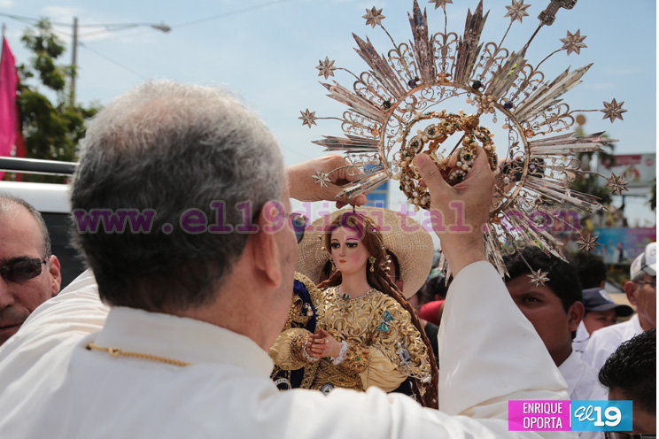 Nuestra Señora del Trono es declarada Huésped de Honor en la ciudad de Masaya