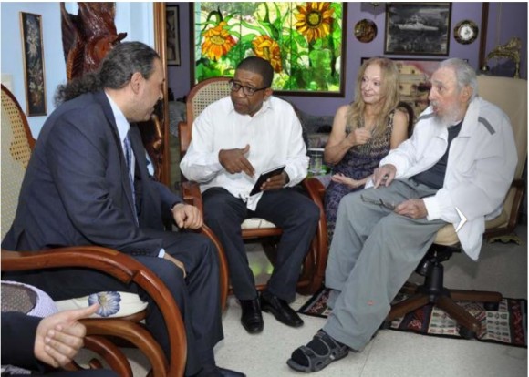 Recibió Fidel al Presidente de la Asociación de Comités Olímpicos Nacionales