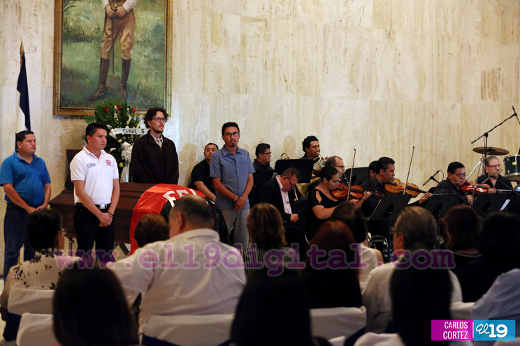 Emotiva despedida del compañero Marcio Vargas