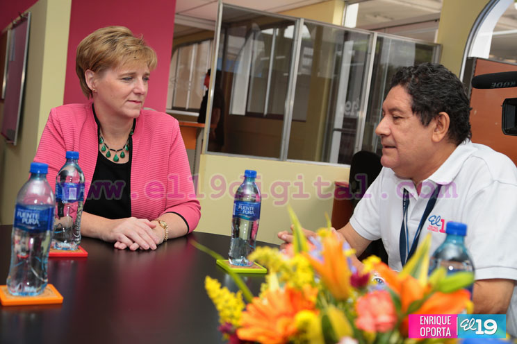 El 19 Digital recibe a la Embajadora de Estados Unidos en Nicaragua, Laura F. Dogu